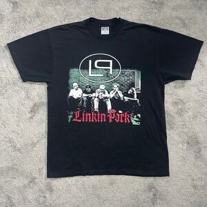 Linkin Park T-Shirt Mens XL Black Meteora World Tour 2004 Band Tee Austins Tag